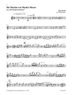 Songs for Flute and Piano von Kurt Weill 