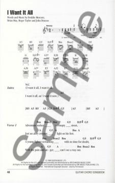 Guitar Chord Songbook: Queen 