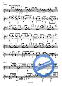 Variationen über ein Thema von Mozart op. 9 von Fernando Sor 