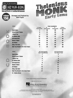 Jazz Play-Along Vol. 156: Thelonious Monk - Early Gems im Alle Noten Shop kaufen