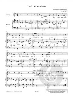 Lied der Abelone von Bernd Alois Zimmermann 