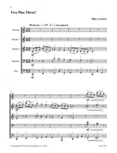 4 Pieces for 5 Right Hands at 1 Piano von Mike Cornick 