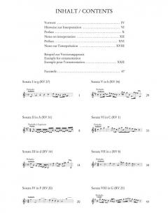 Sonaten für Violine und Basso continuo op. 2 von Antonio Vivaldi 