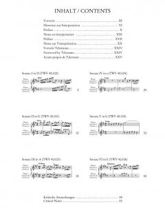 Sechs Sonaten op. 2 TWV 40:101-106 von Georg Philipp Telemann für 2 Querflöten (Violinen) im Alle Noten Shop kaufen