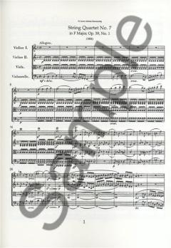 Middle String Quartets Opp. 59, 74, and 95 von Ludwig van Beethoven 