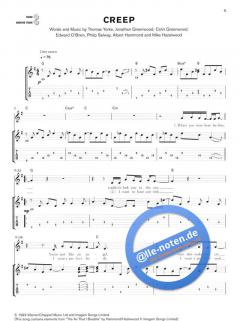 Authentic Playalong Guitar von Radiohead 