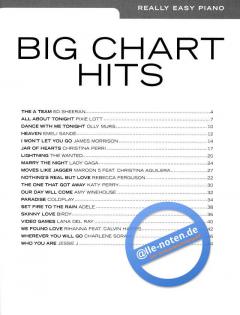Really Easy Piano: Big Chart Hits 