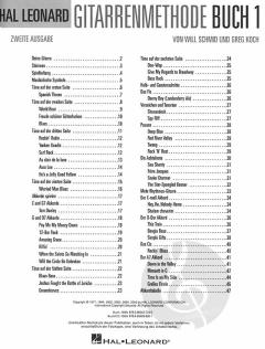Hal Leonard Gitarrenmethode Buch 1 von Will Schmid 
