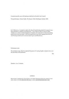 10 Miniatures for Solo Piano von Helen Grime 