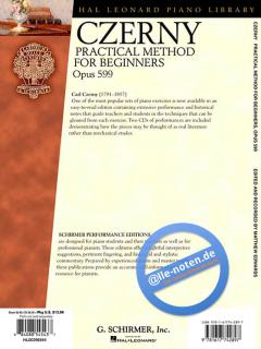 Practical Method For Beginners Op.599 von Carl Czerny 