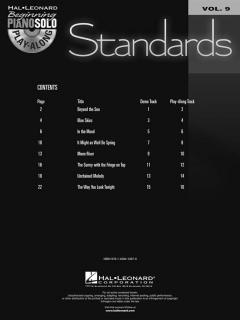 Beginning Piano Solo Play-Along Vol. 9: Standards 