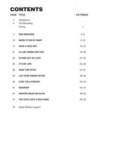 Guitar Signature Licks von Bon Jovi 