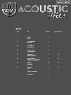 Guitar Play-Along Vol. 141: Acoustic Hits 