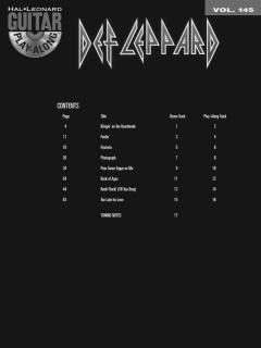 Guitar Play-Along Vol. 145: Def Leppard von Def Leppard 