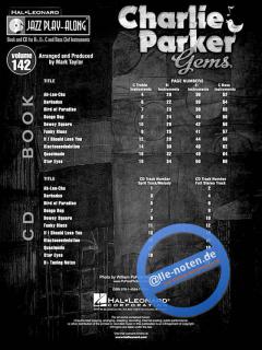 Jazz Play-Along Vol. 142: Charlie Parker Gems im Alle Noten Shop kaufen