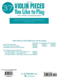 37 Violin Pieces You Like To Play im Alle Noten Shop kaufen