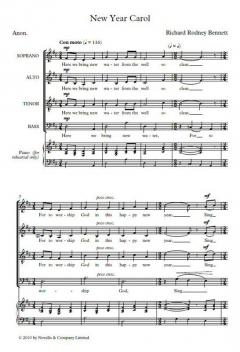 New Year Carol von Richard Rodney Bennett 