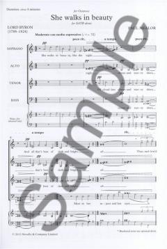 She Walks In Beauty von Paul Mealor 