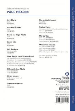 Now Sleeps The Crimson Petal von Paul Mealor 