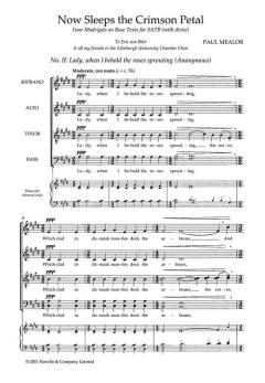 Lady, When I Behold The Roses Sprouting von Paul Mealor 