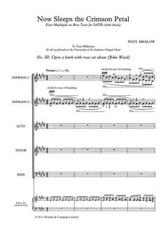 Upon A Bank With Roses Set About von Paul Mealor 