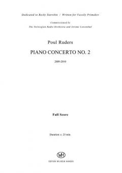 Piano Concerto No.2 von Poul Ruders 