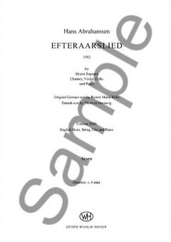 Efteraarslied (Hans Abrahamsen) 