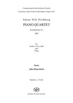 Piano Quartet (Sören Nils Eichberg) 