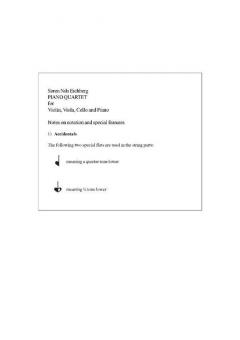 Piano Quartet (Sören Nils Eichberg) 