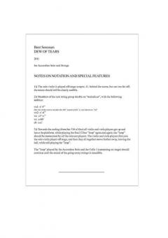 Dew Of Tears (Bent Sorensen) 