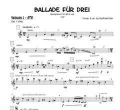 Ballade für Drei von Gottfried Klier 