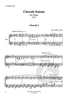 Chorale Sonata für Klavier von Jan Freidlin im Alle Noten Shop kaufen (Partitur)