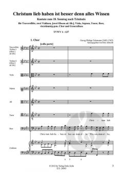 Christum lieb haben ist besser denn alles Wissen TVWV 1:137 von Georg Philipp Telemann 