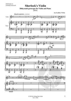 Sherlock's Violin von Jan Freidlin im Alle Noten Shop kaufen