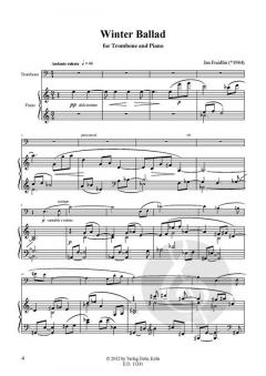 Winter Ballad von Jan Freidlin für Posaune und Klavier im Alle Noten Shop kaufen