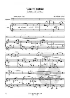 Winter Ballad von Jan Freidlin für Violoncello und Klavier im Alle Noten Shop kaufen