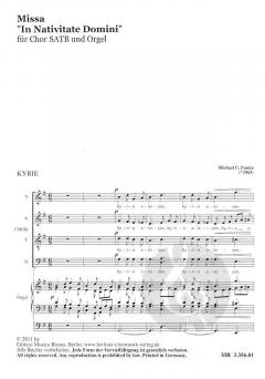 Missa 'In nativitate Domini' (Michael C. Funke) 