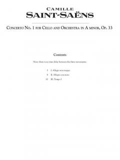 Concerto No. 1 For Violoncello & Orchestra In A Minor im Alle Noten Shop kaufen