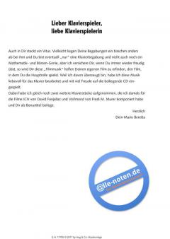 Vitus - Die Filmmusik arrangiert für Klavier von Mario Beretta im Alle Noten Shop kaufen