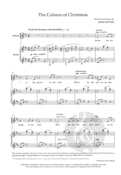 The Colours Of Christmas (John Rutter) 