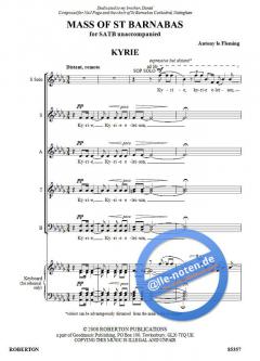 Mass Of St.Barnabas (Antony Le Fleming) 