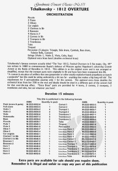 1812 Overture Op. 49 von Pjotr Iljitsch Tschaikowski 