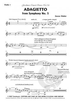 Adagietto from Symphony 5 von Gustav Mahler 