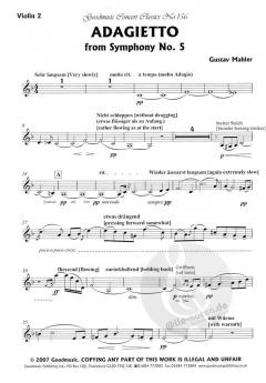 Adagietto from Symphony 5 von Gustav Mahler 