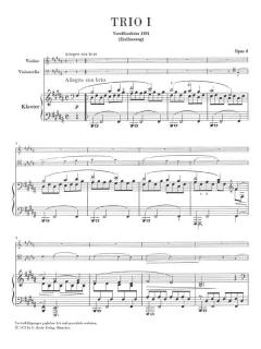 Klaviertrios von Johannes Brahms 