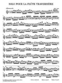 Partita a-Moll BWV 1013 von Johann Sebastian Bach 