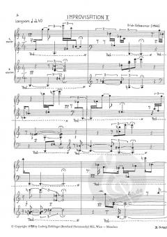 Improvisation 2 von Erich Urbanner für 2 Klaviere im Alle Noten Shop kaufen