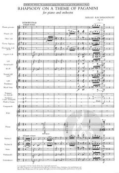 Rhapsodie über ein Thema von Paganini op. 43 von Sergei Rachmaninow 