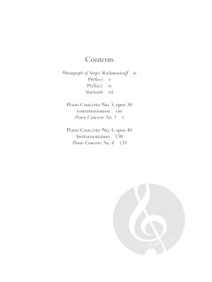 Klavierkonzerte Nr. 3 op. 30 und 4 op. 40 von Sergei Rachmaninow 