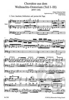 Chorsätze aus dem Weihnachts-Oratorium Teil I-III BWV 248 (Antonio Caldara) 